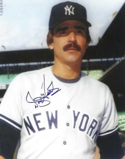 AUTOGRAPHED DON HOOD 8x10 New York Yankees Photo