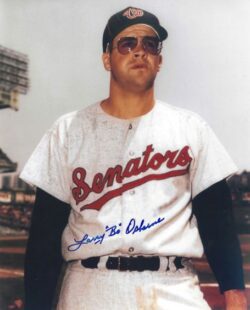 AUTOGRAPHED LARRY "BO" OSBORNE 8X10 Washington Senators Photo