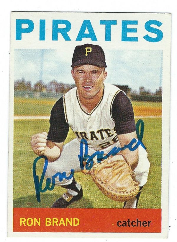 Autographed RON BRAND 1964 Topps Card