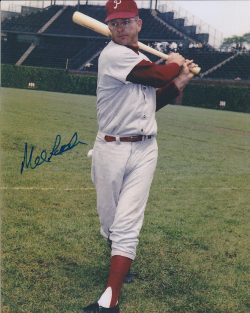 AUTOGRAPHED MEL ROACH 8x10 Philadelphia Phillies Photo