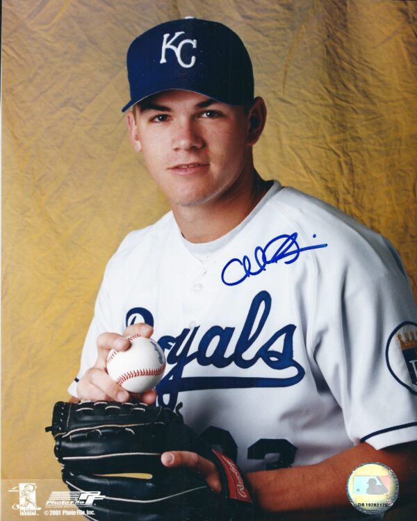 AUTOGRAPHED CHAD DURBIN 8X10 Kansas City Royals photo