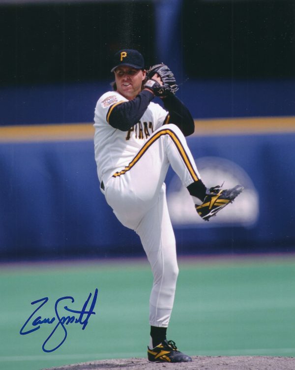 Autographed ZANE SMITH 8X10 Pittsburgh Pirates Photo