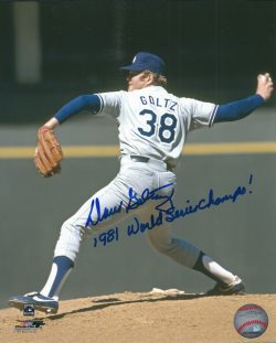 AUTOGRAPHED DAVE GOLTZ 8x10 Los Angeles Dodgers photo