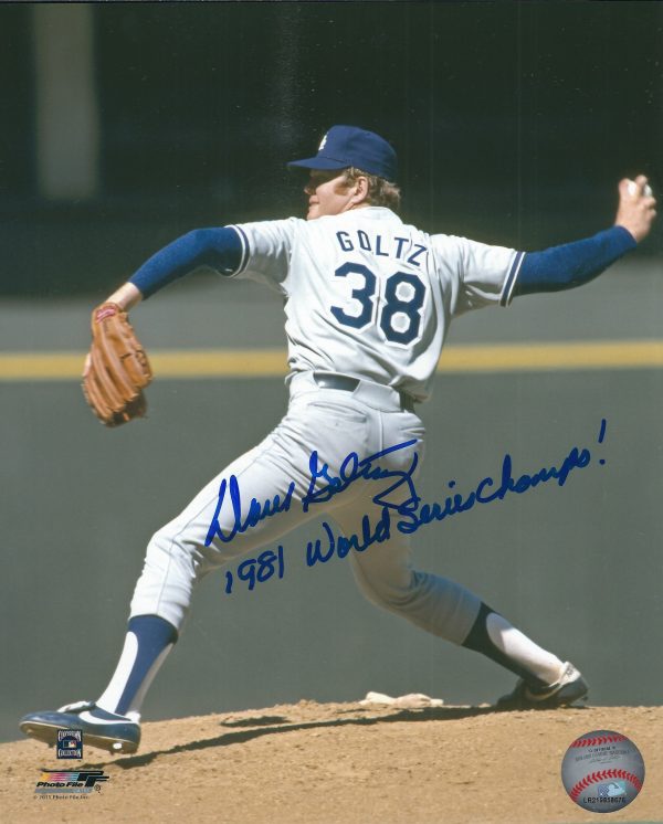AUTOGRAPHED DAVE GOLTZ 8x10 Los Angeles Dodgers photo