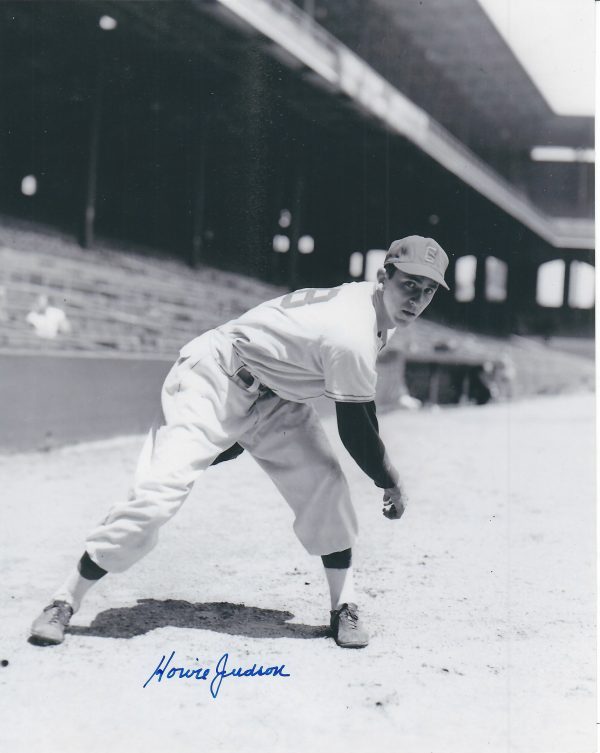 AUTOGRAPHED HOWIE JUDSON 8x10 Chicago White Sox Photo