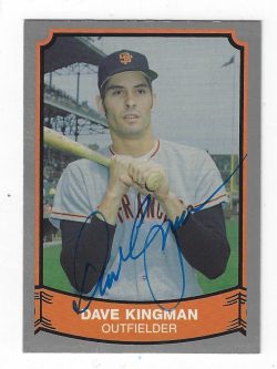 Autographed DAVE KINGMAN 1989 Pacific Legends Card #175