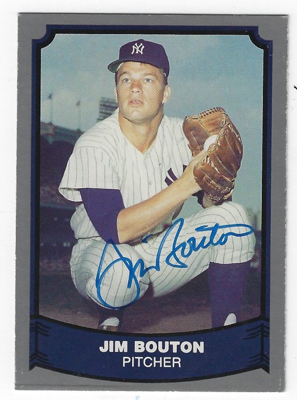 Autographed JIM BOUTON 1988 Pacific Legends Card #20