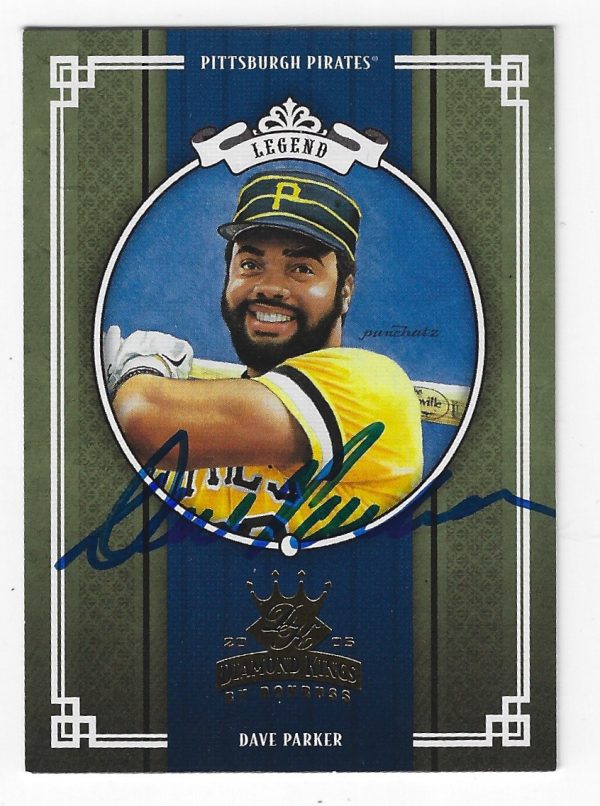 Autographed DAVE PARKER Pittsburgh Pirates 2005 Donruss Diamond King