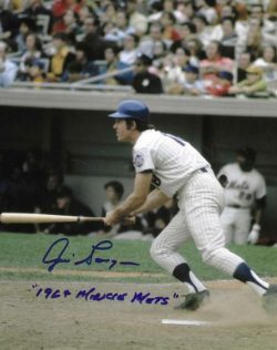 AUTOGRAPHED JIM GOSGER 8x10 New York Mets photo