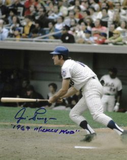 AUTOGRAPHED JIM GOSGER 8x10 New York Mets photo