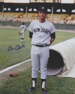 AUTOGRAPHED ALAN CLOSTER 8x10 photo New York Yankees