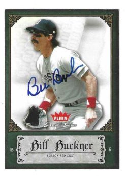 Autographed BILL BUCKNER Boston Red Sox 2006 FLEER GREATS of the GAME CARD
