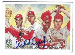 Autographed ORLANDO CEPEDA St. Louis Cardinals 2002 Topps Super Teams Card