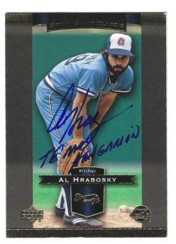 Autographed AL HRABOSKY Atlanta Braves 2003 Upper Deck Sweet Spot Classic Card