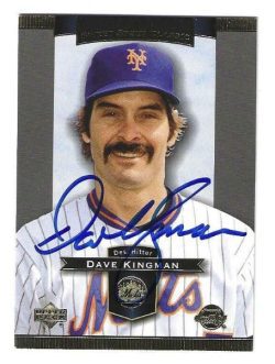Autographed DAVE KINGMAN New York Mets 2003 Upper Deck Sweet Spot Classic Card