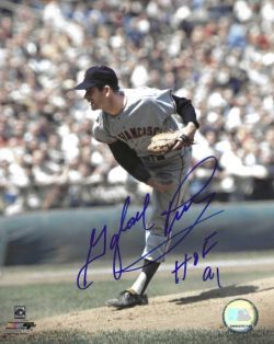 Autographed GAYLORD PERRY "HOF 91" San Franciso Giants 8X10 photo