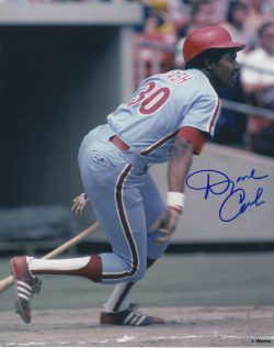 AUTOGRAPHED DAVE CASH 8x10 Philadelphia Phillies Photo
