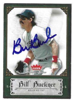 Autographed BILL BUCKNER 2006 FLEER GREATS of the GAME CARD