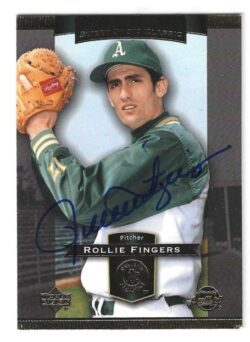 Autographed ROLLIE FINGERS Oakland A's 2003 Upper Deck Sweet Spot Classics Card