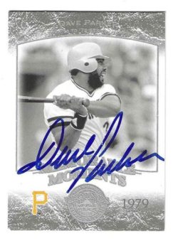 Autographed DAVE PARKER Pittsburgh Pirates 2004 Upper Deck Timeless Teams Card