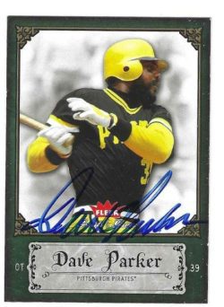 Autographed DAVE PARKER Pittsburgh Pirates 2006 FLEER GREATS of the GAME CARD