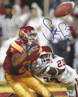 Autographed STEVE SMITH 8x10 USC Trojans Photo