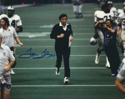 Autographed TOM FLORES 8X10 Oakland Raiders photo