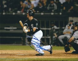 AUTOGRAPHED TYLER FLOWERS 8X10 photo Chicago White Sox