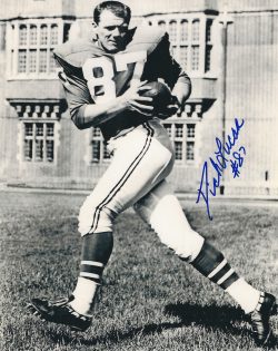 Autographed DICK LUCAS 8X10 Philadelphia Eagles Photo