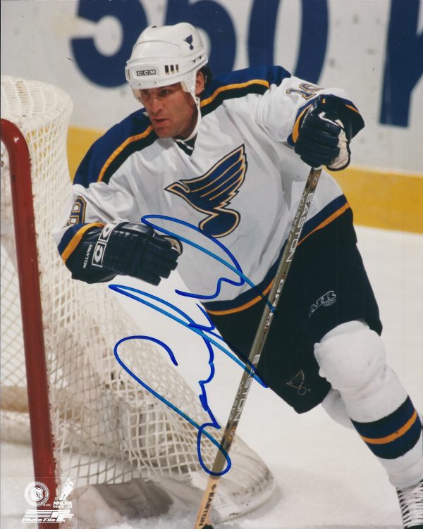 Autographed SCOTT MELLANBY 8X10 St. Louis Blues Photo