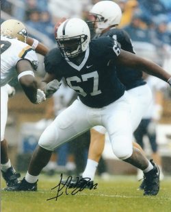 Autographed LEVI BROWN 8X10 Penn State Photo