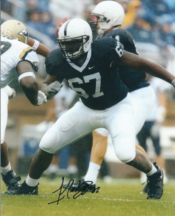 Autographed LEVI BROWN 8X10 Penn State Photo