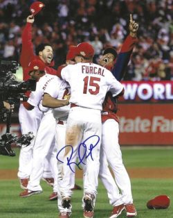 AUTOGRAPHED RAFAEL FURCAL 8X10 St. Louis Cardinals photo