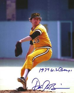 Autographed DON ROBINSON "1979 WS Champs" 8X10 Pittsburgh Pirates Photo