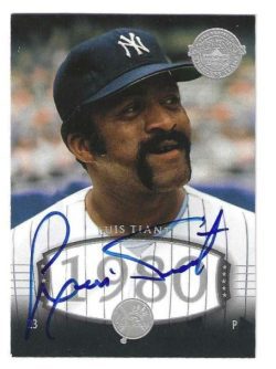 Autographed LUIS TIANT New York Yankees 2004 Upper Deck Timeless Teams Card