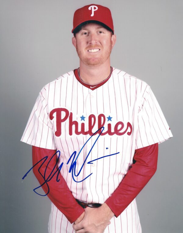 AUTOGRAPHED ZACH MINER 8X10 Philadelphia Phillies Photo