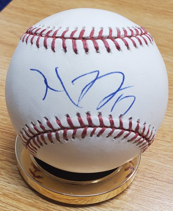 MIKE FONTENOT Autographed Official Major League Baseball
