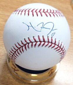 MIKE FONTENOT Autographed Official Major League Baseball