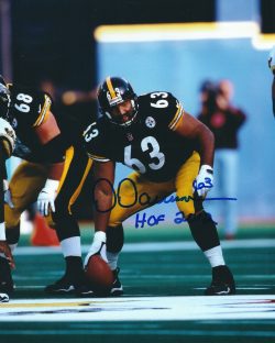 Autographed Dermontti Dawson 8X10 photo Pittsburgh Steelers