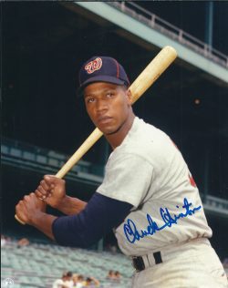 AUTOGRAPHED CHUCK HINTON 8X10 Washington Senators Photo