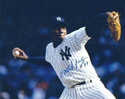 AUTOGRAPHED MELIDO PEREZ 8X10 New York Yankees Photo