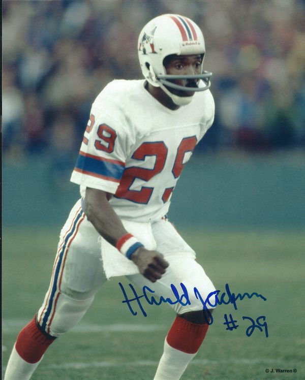 AUTOGRAPHED Harold Jackson New England Patriots 8x10 photo