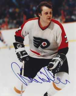 Autographed Bill Barber  8X10 Philadelphia Flyers Photo
