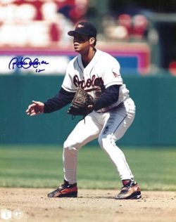 Autographed ROBERTO ALOMAR 8X10 Baltimore Orioles photo