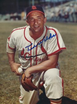 AUTOGRAPHED TED WILKS 8X10 St. Louis Cardinals photo