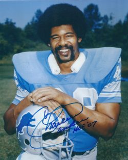 Autographed CHARLIE SANDERS 8X10 DETROIT LIONS photo