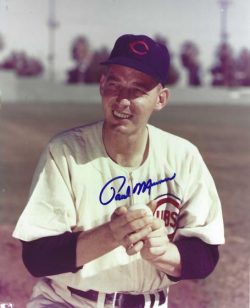 AUTOGRAPHED PAUL MINNER 8X10 Chicago Cubs Photo