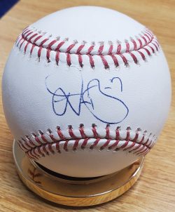 Autographed  DOMONIC BROWN Official Rawlings Major League Baseball