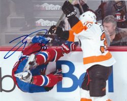 Autographed ZAC RINALDO 8X10 photo - Philadelphia Flyers