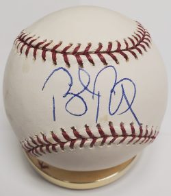 BRET BOONE Autographed Official Major League Baseball